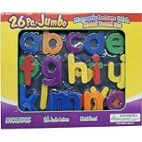 26 pcs Jumbo Magnetic Letters with Metal Board set (Lower Case)