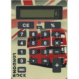 Calculatrice de bureau A4 LONDON ROCK