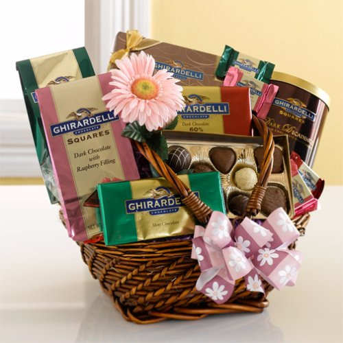 Just for Mom Ghirardelli Chocolate Gift Basket by Givens and Company