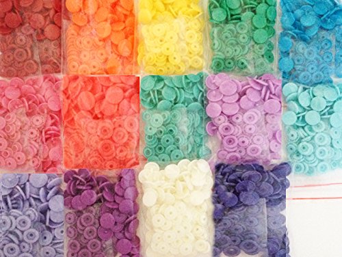 350-Sets-KAMsnaps-LeadTested-KAM-Snaps-Size-20-T5-Plastic-Snap-Button-Fasteners-NoSew-Punch-Sewing-Craft-Embro