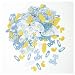 Baby Shower Confetti; Blue Stitches Design