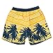Men's Corona Yellow Palms Board Shorts