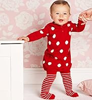 Autograph Cotton Rich Hooded Dress & Tights Outfit
