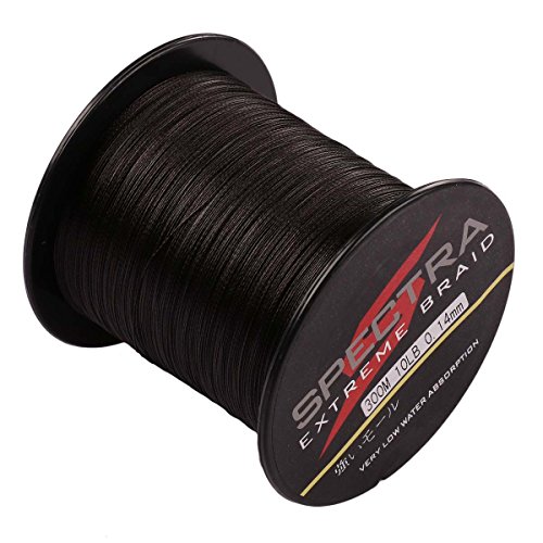 Spectra 100%Pe Braided Fishing Line 6-300Lb Test Black 100m-2000m