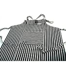 Kitchen Apron - Grey Stripes by DiMani by DiMani