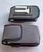 PREMIUM BLACK / GREY NYLON CASE POUCH WITH METAL CLIP for MOTOROLA RAZR V3 / MOTORAZR V3i / V3t / V3x / V3c / V3m / V3e / V3r.