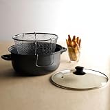 Brylane Home Stove-Top Deep Fryer (CARBON STEEL,0)