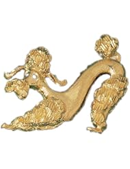Dazzlers Solid 14k Gold Poodle Dog Charm Pendant Available in three colors from jewelsberry (weights: 15.8 grams only)