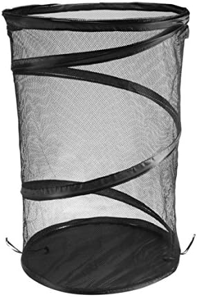 Amagg Pop-Up Laundry Hampers, 1-pack,Black