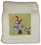Lambs and Ivy Enchanted Forest Plush Blanket, Green