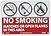 NMC M722A No Smoking Sign, Legend 