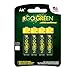 GoGreen Power (24001) Eco Friendly Alkaline AA Batteries - No Lead, Cadmium or Mercury - Pack of 4