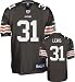 Jamal Lewis Jersey: Reebok Authentic Brown #31 Cleveland Browns Jersey - 50