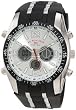 U.S. Polo Assn. Mens US9061 Black Rubber Strap Analog Watch