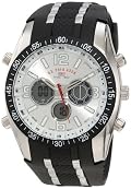 U.S. Polo Assn. Men's US9061 Black Rubber Strap Analog Watch