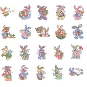 Brother/Babylock PES Embroidery Machine Card BE HOPPY