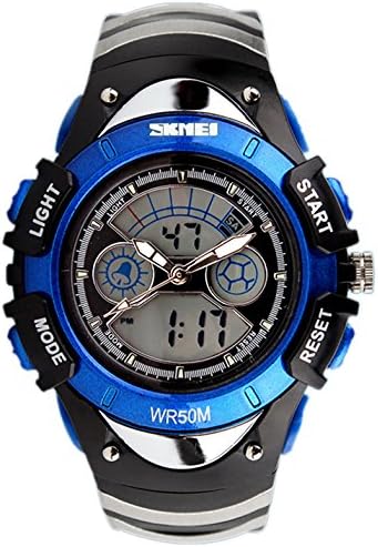 VOGUELADY Kids Watches Analog Digital Quartz Alarm Stopwatch Waterproof Boys Girls Sport Watch Blue