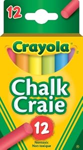 Crayola 12 Colourex Coloured Chalk