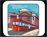 Mouse Pad with Australia, transportation, Melbourne