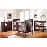 Sorelle Simple Petite Paradise Combo Unit, Espresso Sorelle Simple Petite Paradise Combo Unit, Espresso