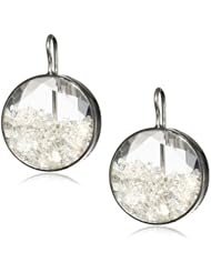 Moritz Glik "Kaleidoscope" 18K White Gold and Mixed Floating Diamond Earrings