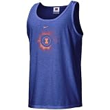 Nike Illinois Fighting Illini Navy Blue Heather Tank Top