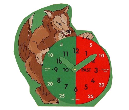 Childrens Toyshop  Toys : WHAT TIME IS IT MR WOLF? CLOCK FACE (50x50cm) - a fun way to teach children to tell the time!