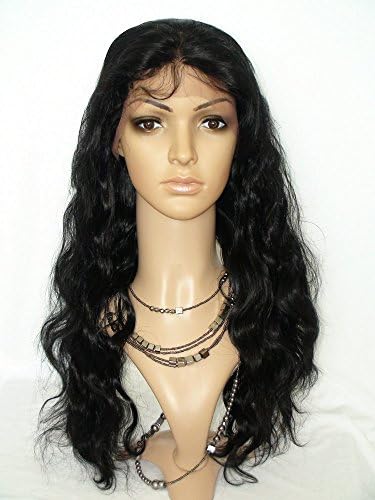 Sina Beauty best sale 20 inch 100% bleached knots #1 virgin brazilian silk full lace wigs glueless lace wigs long body wave for black women