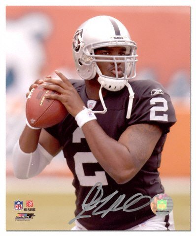 Mounted Memories Oakland Raiders Jamarcus Russell Autographed 8X10