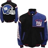 G-III New York Giants Genuine Suede Leather Jacket