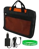 51ihasf4zeL. SL160  Acer Aspire One AOD150 1920 10.1 Inch Lightweight Checkpoint Friendly Netbook Bag with Car Charger   Orange Black