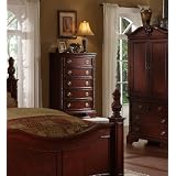 Zerubia Solid Wood Fully Assembled Night Stand , Cherry Finish