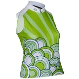 Sugoi Women's Indie Sleeveless Jersey, Tomatillo, Medium