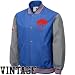 Buffalo Bill Jackets : Reebok Buffalo Bill Royal Blue Throwback Varsity Canvas Jacket