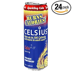 Celsius®, Calorie Burner, Cola, 12-Ounce Cans (Pack of 24)