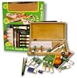 Acrylic Artist's Painting Set Includes A Wood Carrying Case