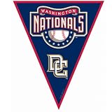 Lets Party By Amscan Washington Nationals Baseball Pennant Banner