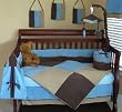 Nursery To Go Baby Boy Blue 10 Piece Crib Set
