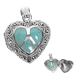 Silver Cubic Zirconia Locket Pendants, Size: 25mm