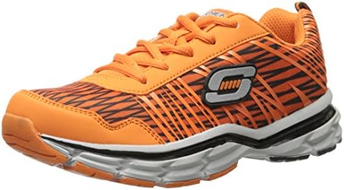 Skechers Kids Prompt Amend Sneaker,Orange,5.5 M US Big Kid