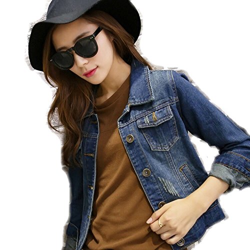 ミイラの店舗レディース アウター ジージャン Ｇジャン デニム ジャケット カジュアル アメカジ 冬 秋 春 全2色 ダークブルー ライトブルー