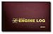 ASA Engine Logbook (Burgundy, Hard cover)