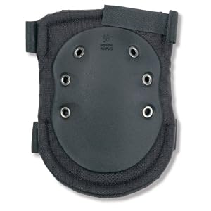 ProFlex 335HL Slip-Resistant Rubber Cap Knee Pad, Black Cap by 