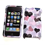 Apple iPod Touch 4th Generation Snap On Protector Hard Case "Patterns of Love" Design