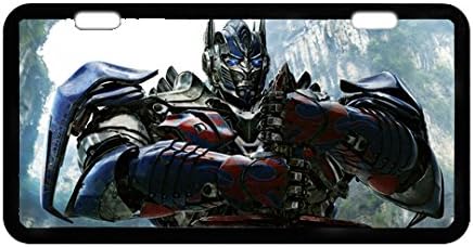 Custom Transformers Optimus Prime License Plate Metal Car Tag