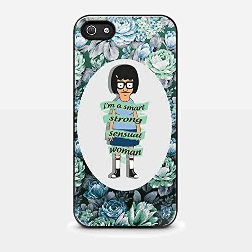 Tina Belcher I'm a Smart Strong Sensual Woman Flower for Iphone and Samsung Galaxy Case (iPhone 5c Black)