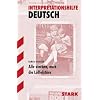 Alle sterben, auch die L�ffelst�re. Interpretationshilfe Deutsch