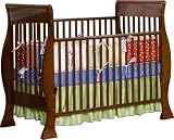 Delta Children's Products Hampton 3-in-1 Convertible Crib in Cherry