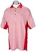 Ashworth Men's Textured Yarn Dye Stripe Short Sleeve Knit Shirt