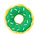 ZippyPaws Donutz - No Stuffing Dog Toys to Keep Them Busy, for Small and Medium Dogs, Squeaky Pet Toy for Boredom, Unstuffed Chew Toy, Soft Plush Puppy Products, Funny Food Toy - Mint Chip Donut
